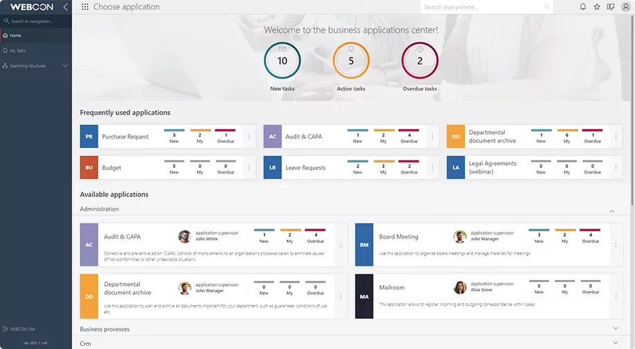 Elektroniczny obieg dokumentów Webcon - dlaczego to najelpsze rozwiązanie na rynku?