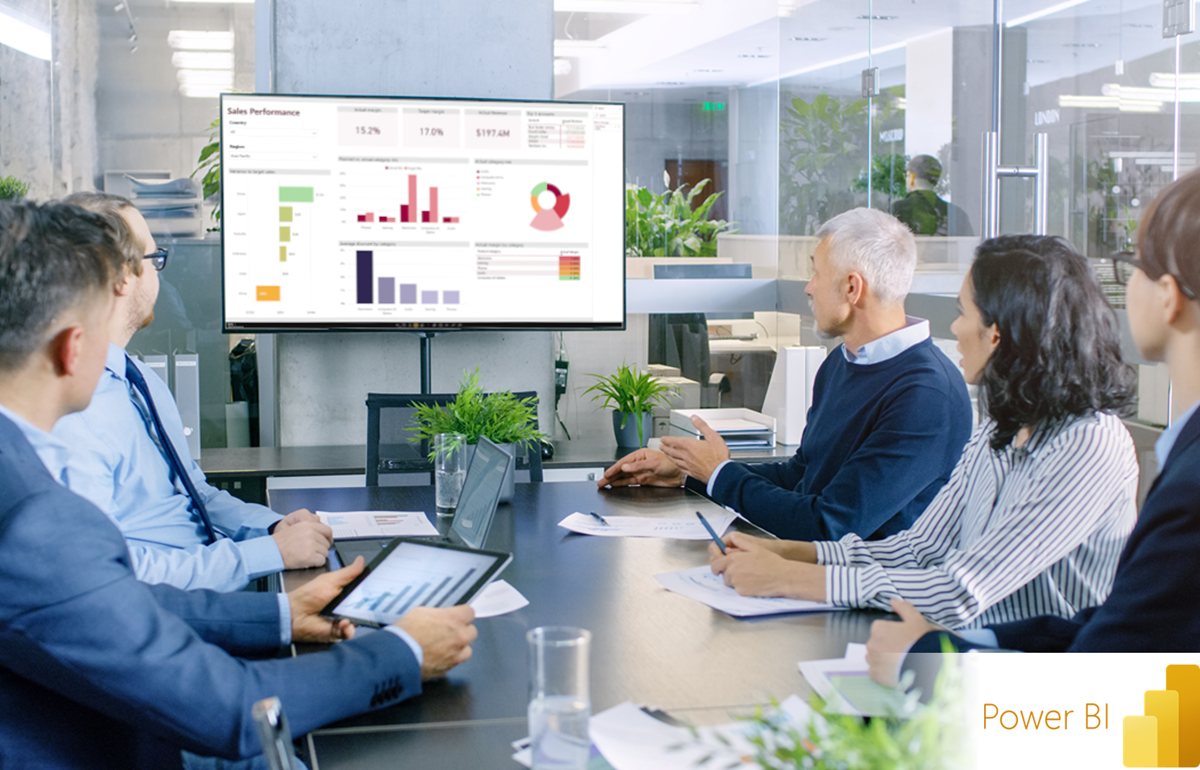 Microsoft oferuje zaawansowane narzędzia takie jak usługę Power BI, które wspierają analizowanie Business Intelligence.