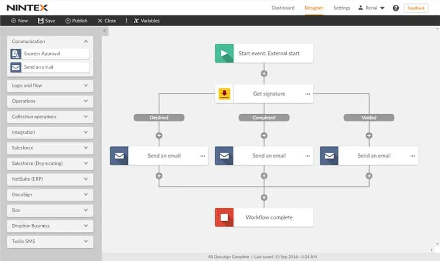 nintex elektroniczny obieg dokumentów