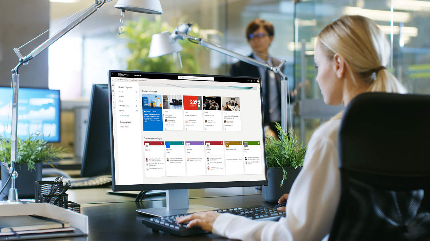 Intrenet w firmie na Sharepoit