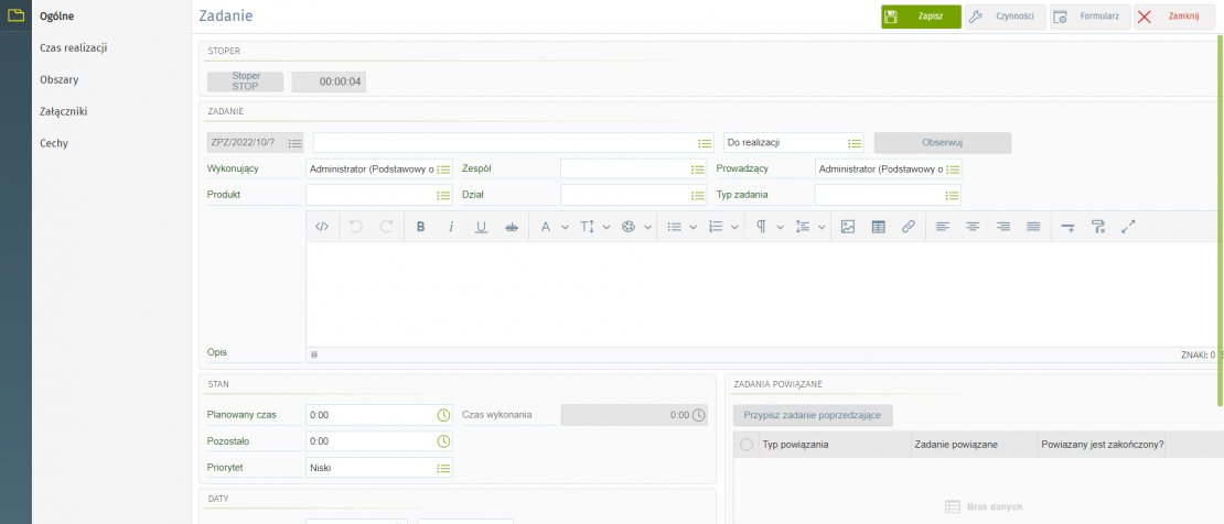 enova365 Ewidencja czasu pracy – kontrola nad obecnością