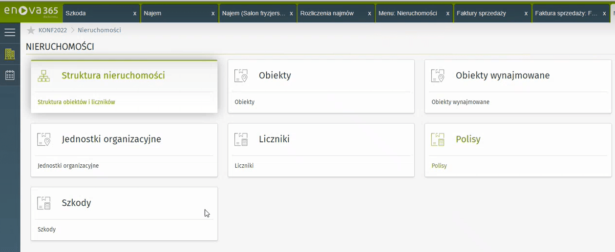 enova365 Ewidencja obiektów nieruchomości